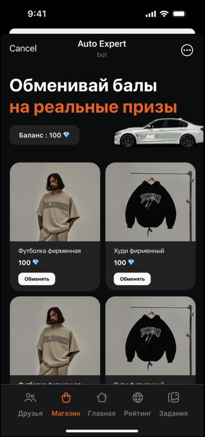 Игровая механика Auto Expert Team
